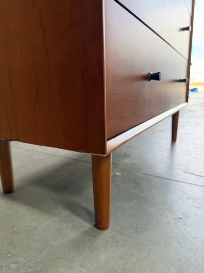 John Lewis Marquetry 5 Drawer Wood Chest, Natural