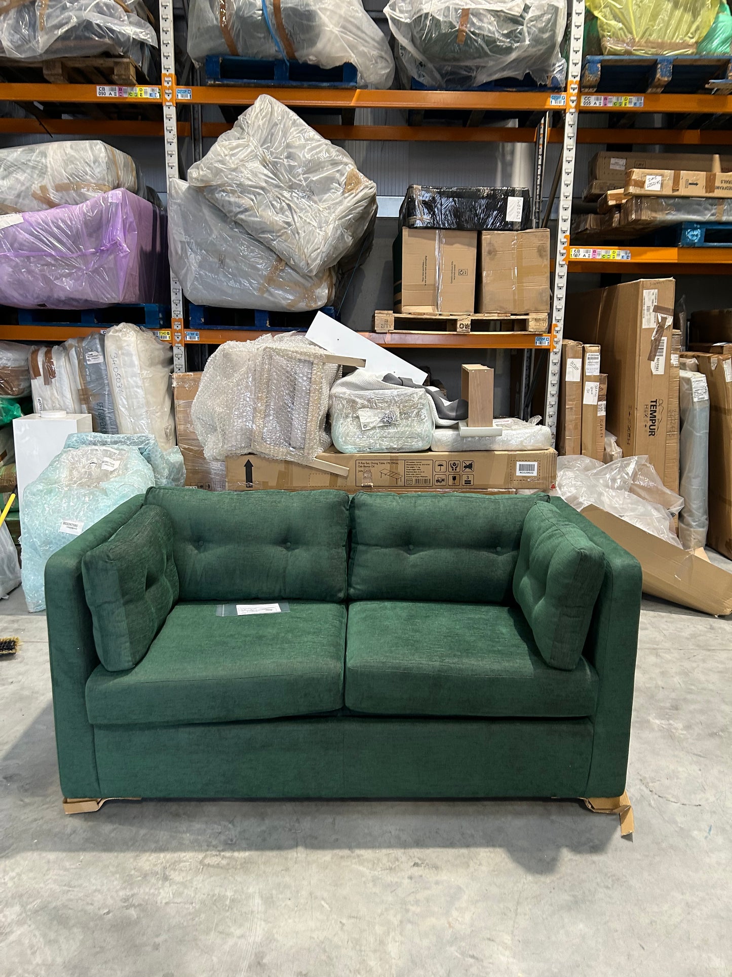 John Lewis Sofa Bed Alpine Green Booth