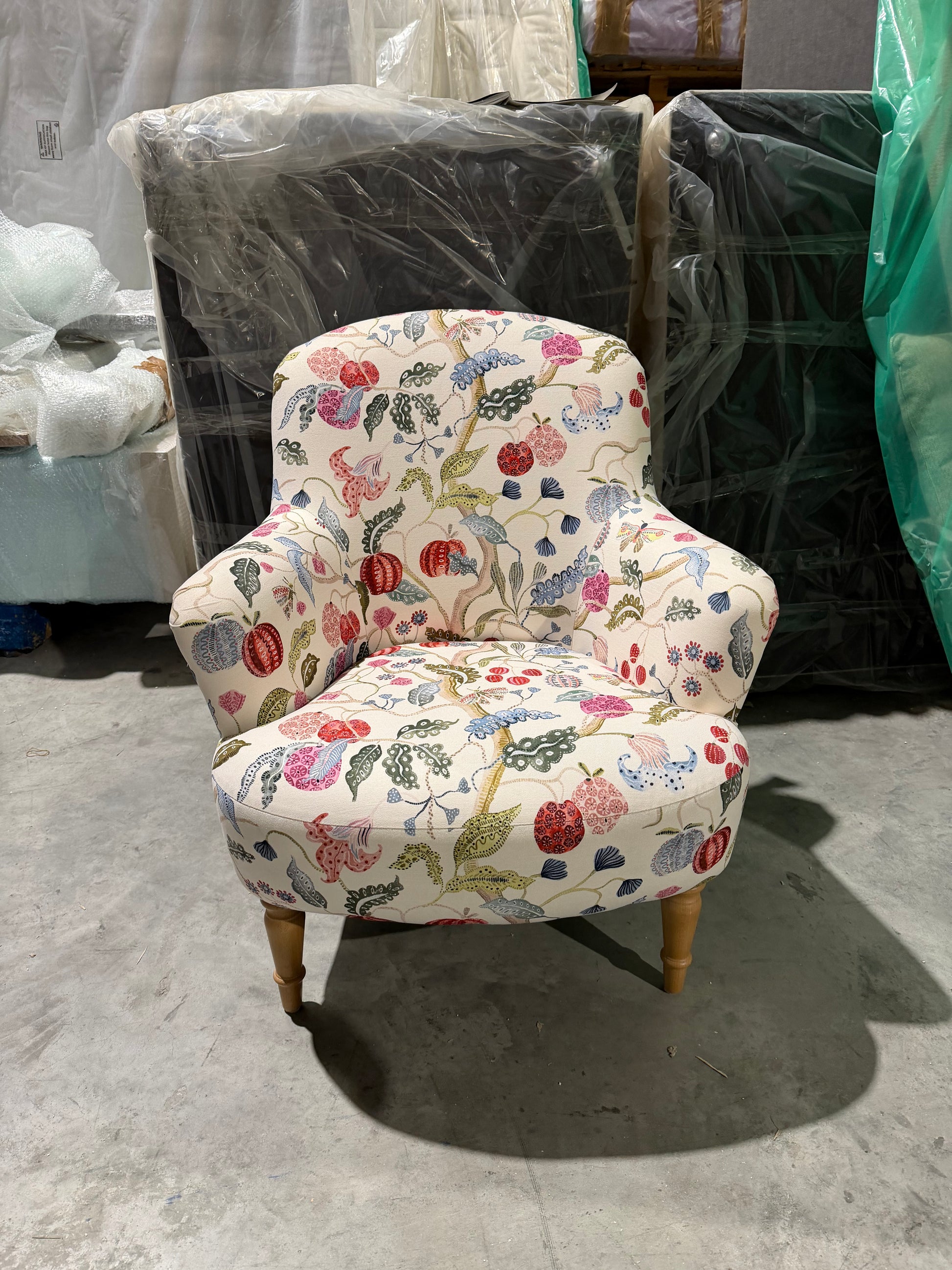 John Lewis Fireside Low Back Armchair, Light Leg