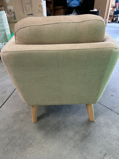 John Lewis Arlo Armchair Easy Clean Chenille Natural