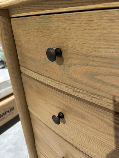 John Lewis Louis 5 Drawer Chest, Oak