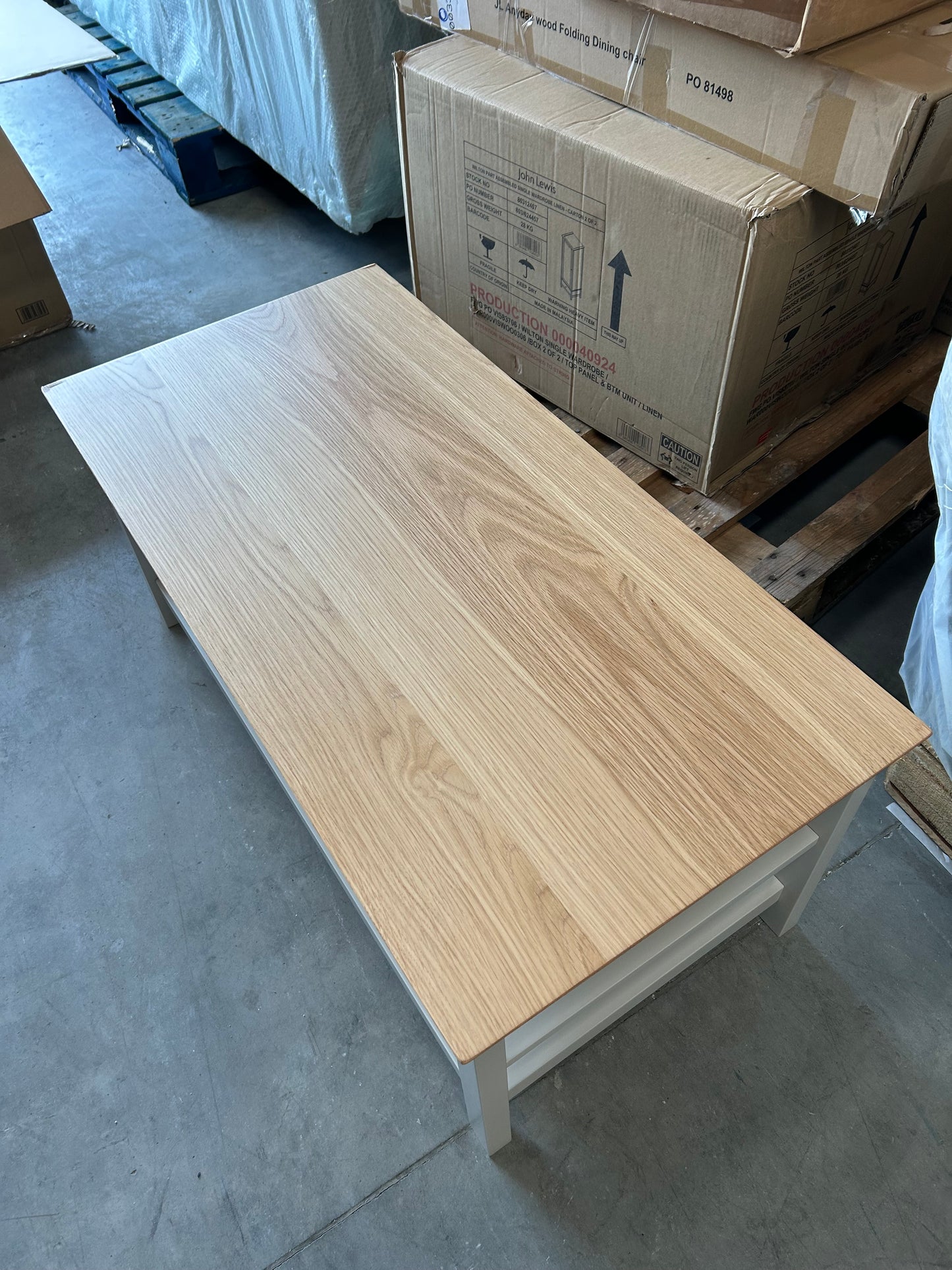 John Lewis Wilton Coffee Table in Linen