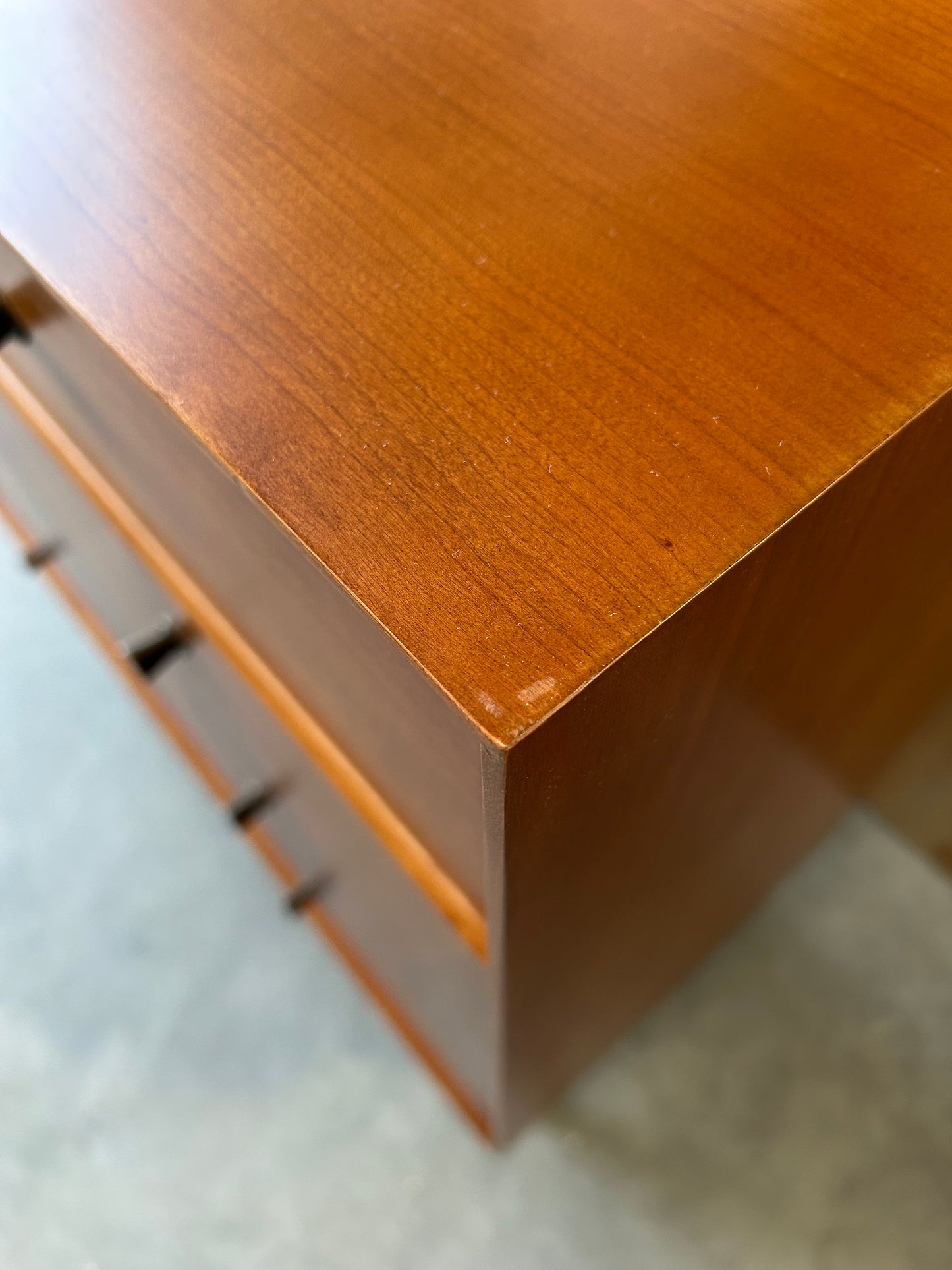 John Lewis Marquetry 5 Drawer Wood Chest, Natural