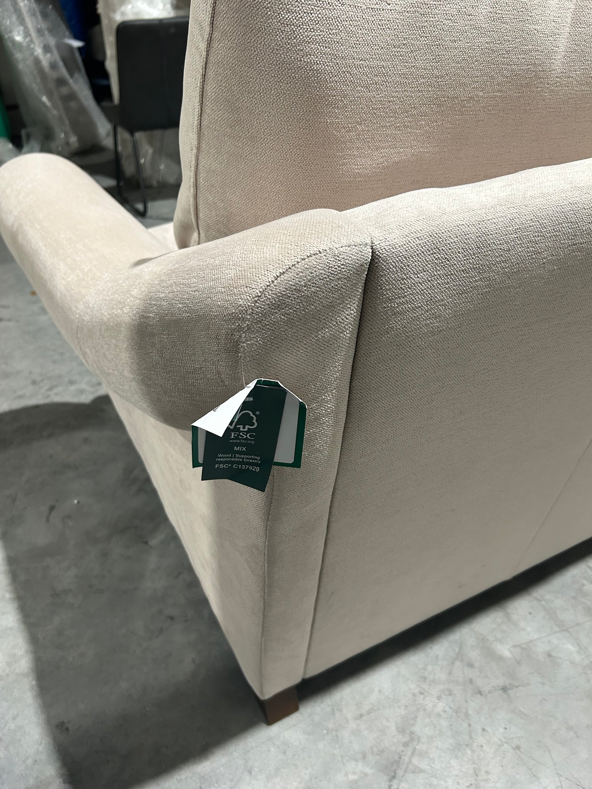 John Lewis Camber Small 2 Seater Sofa Aquaclean Titan Natural