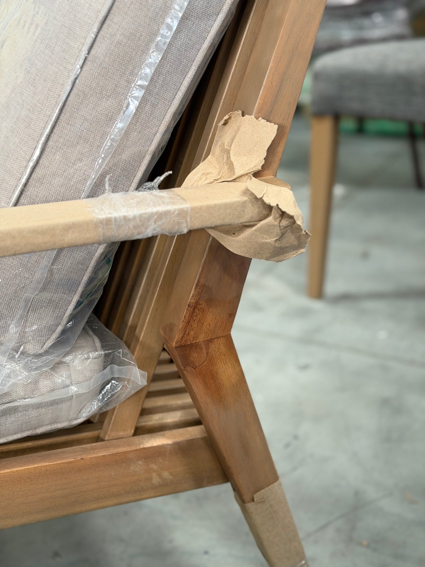 John Lewis Mona Garden Lounge Chair Acacia Wood Natural