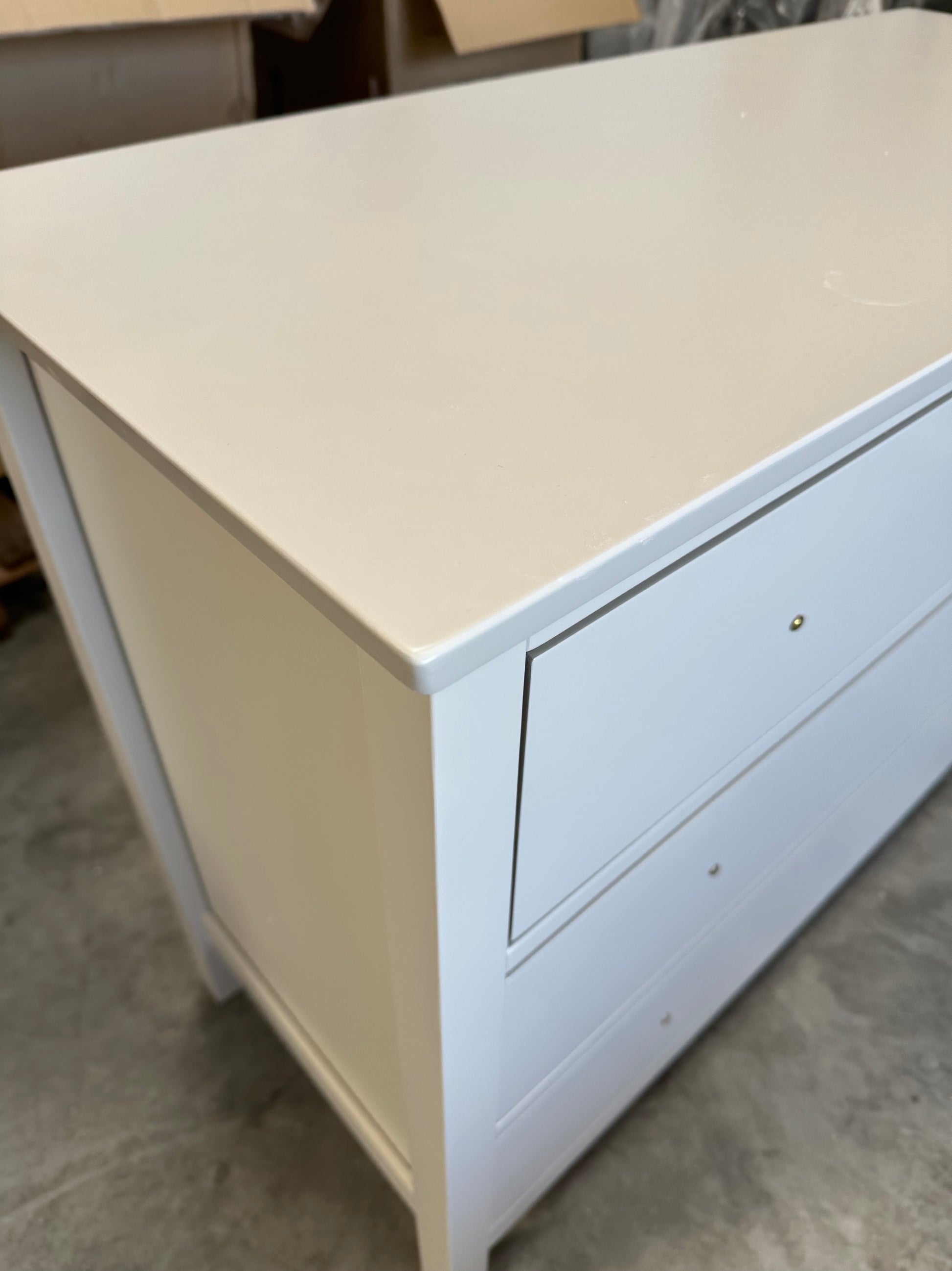 John Lewis Wilton 3 Drawer Chest, Linen