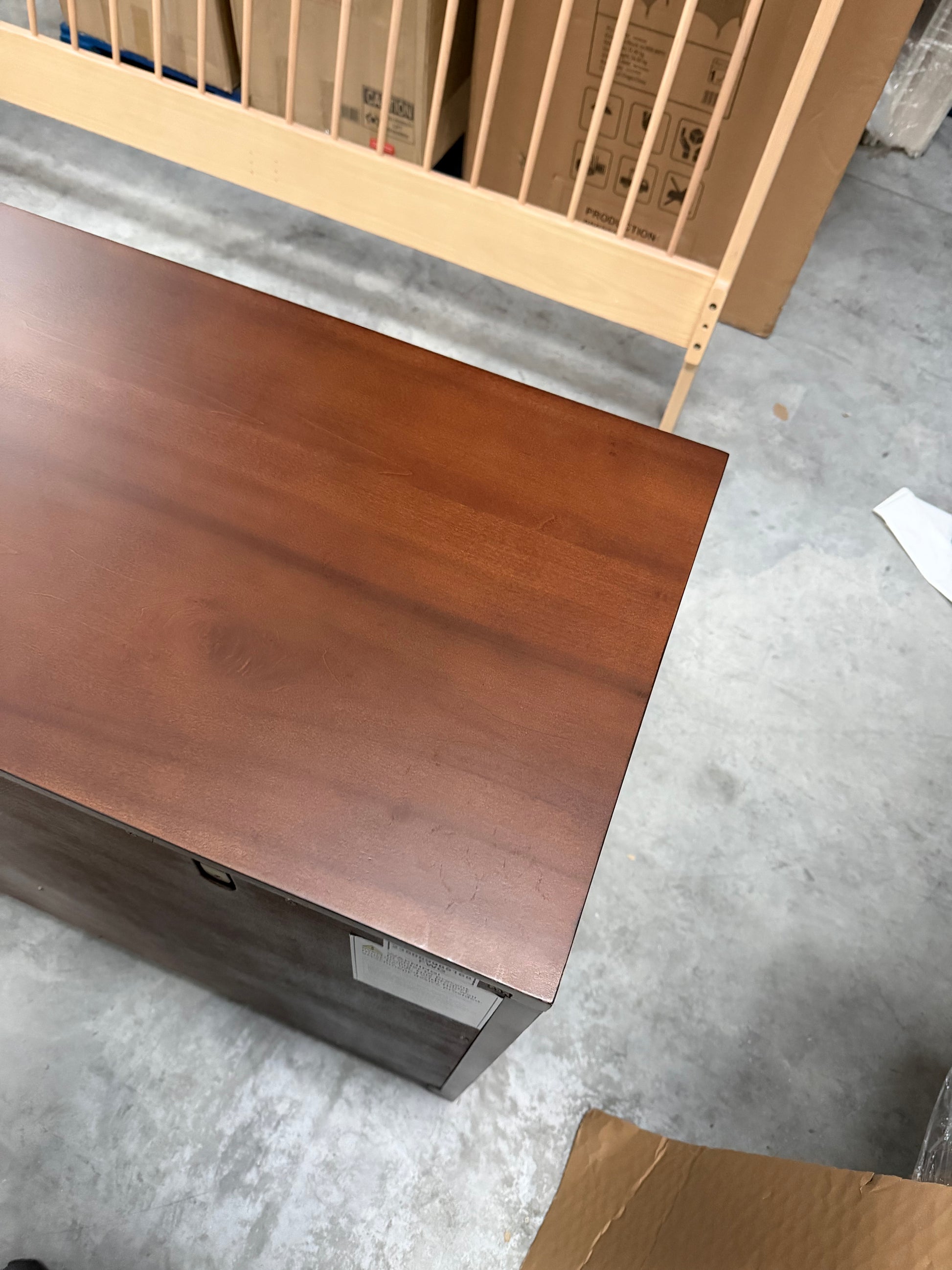 John Lewis Medan Wide Sideboard, Dark Stain