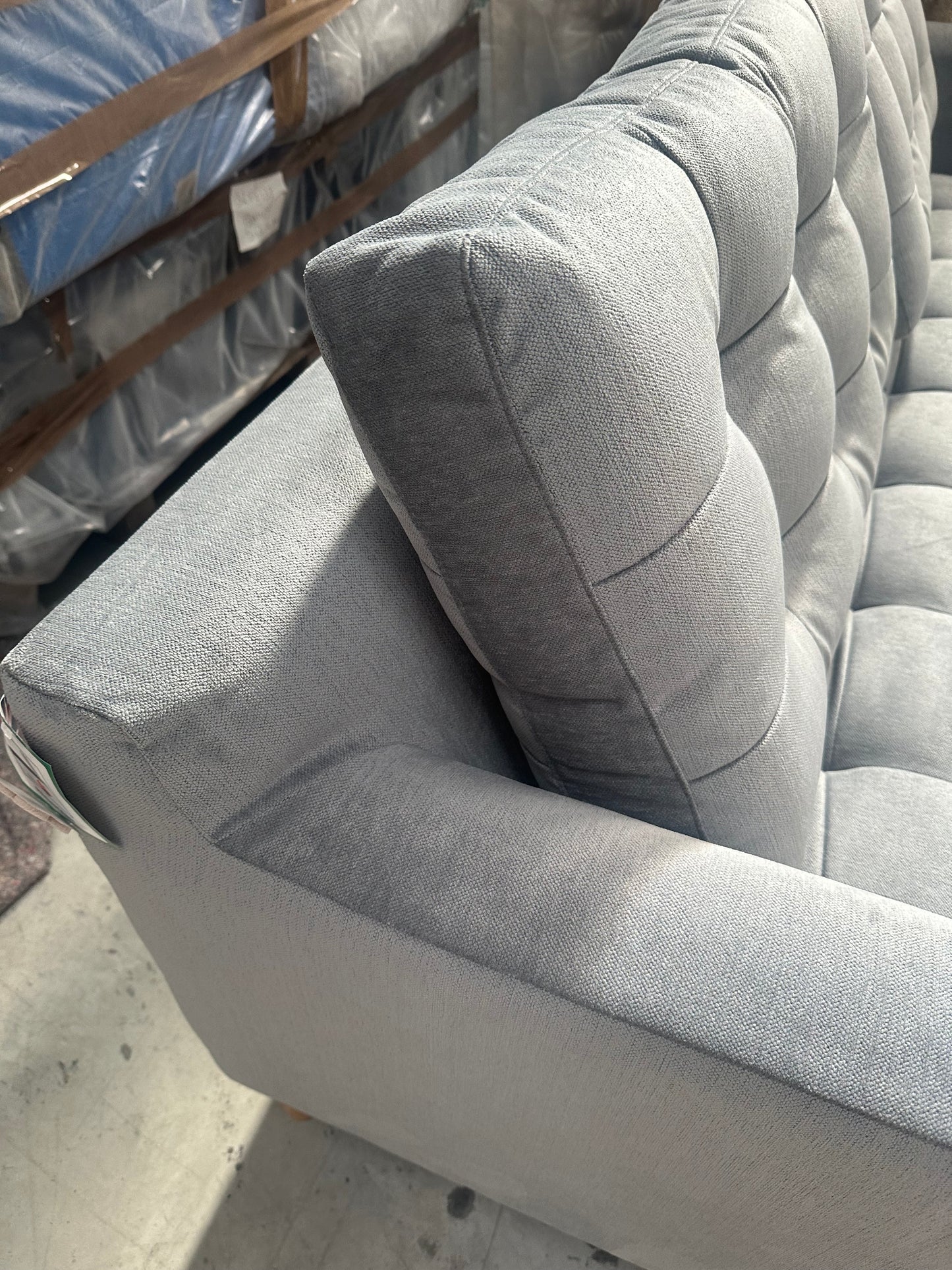 John Lewis Draper II Large Motion Sofa Easy Clean Ocean Blue