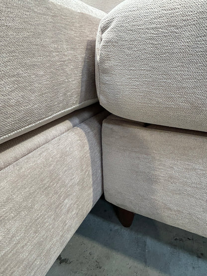 John Lewis Bailey II RHF Chaise End Sofabed Titan  Natural