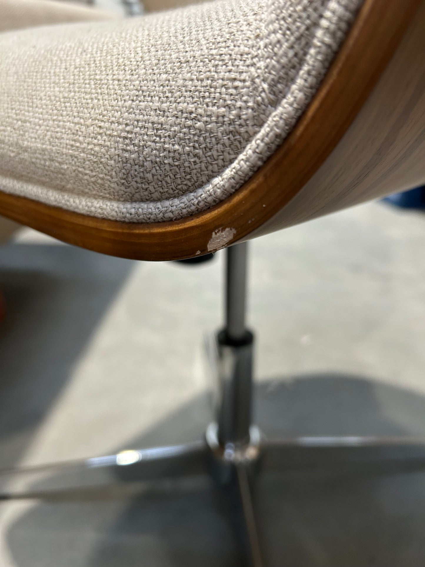 MELROSE OFFICE CHAIR NATURAL - LIST