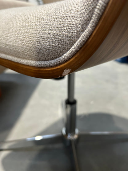 MELROSE OFFICE CHAIR NATURAL - LIST