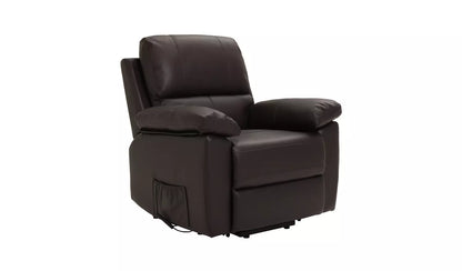 Argos Home Toby Faux Leather Rise & Recline Chair -Chocolate