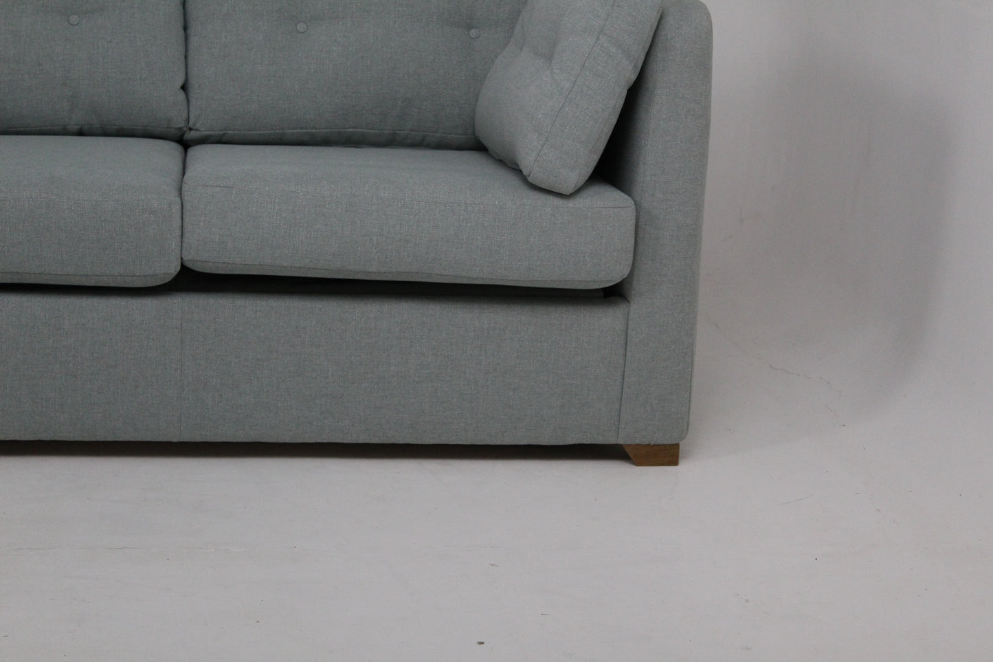 John Lewis Booth Medium 2 Seater Sofa bed, In Aqua Clean Baby Blue