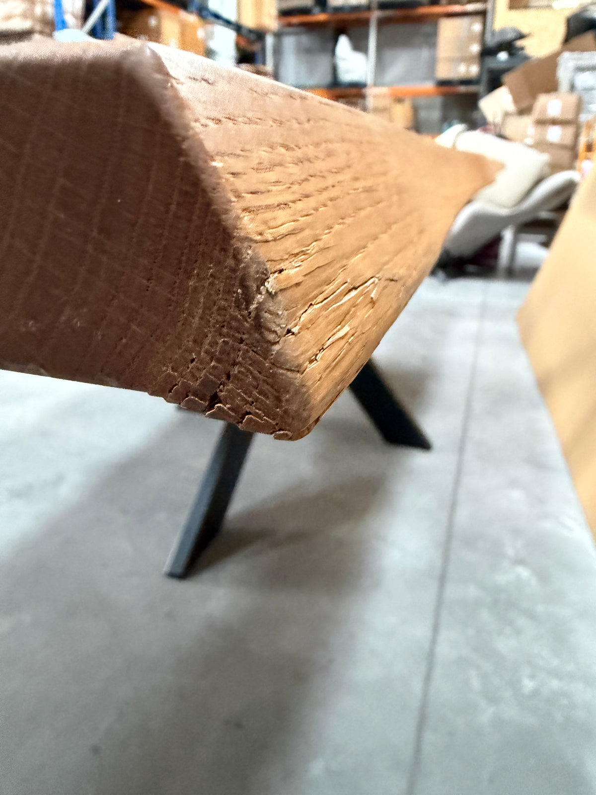 John Lewis Ripley Fixed Dining Table, Straight Edge, Solid Oak Natural Oil, L280 x W100cm - LIST