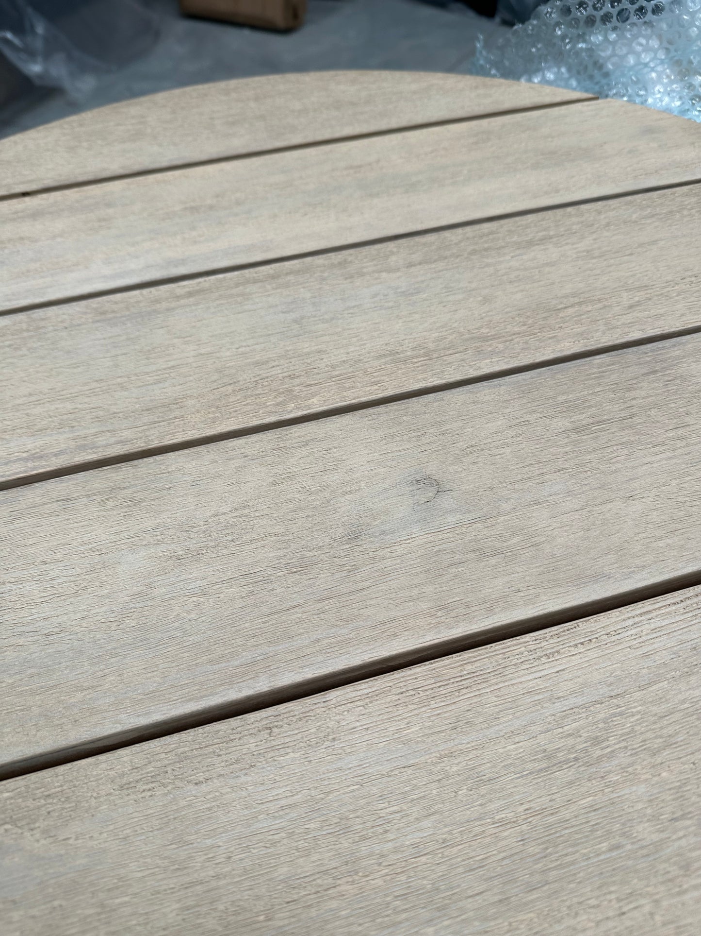 John Lewis Burford Round Garden Bistro Table, 75cm (Acacia Wood), Natural