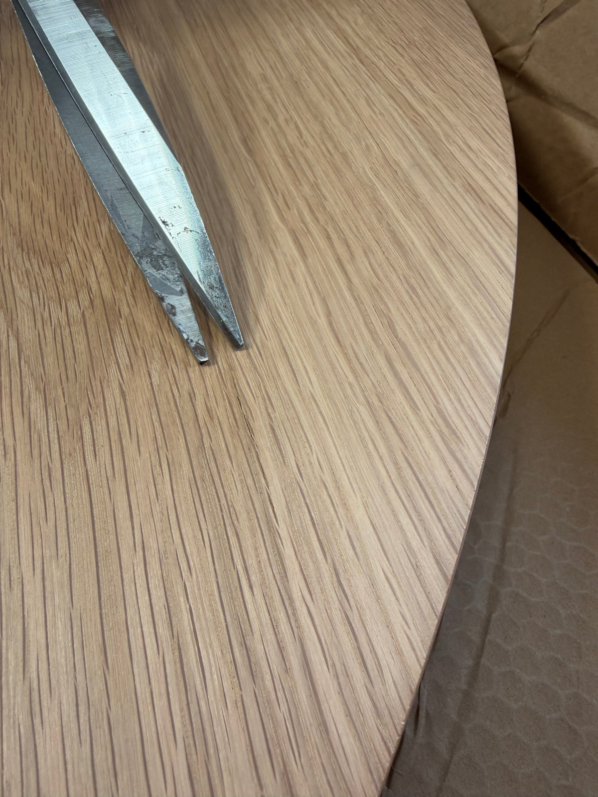 John Lewis Mira II Extending Round Dining Table, Oak