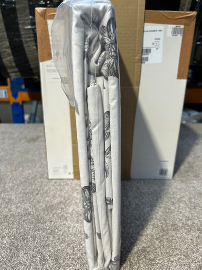 Bedeck of Belfast Arianne King Duvet Cover Set, Charcoal Grey