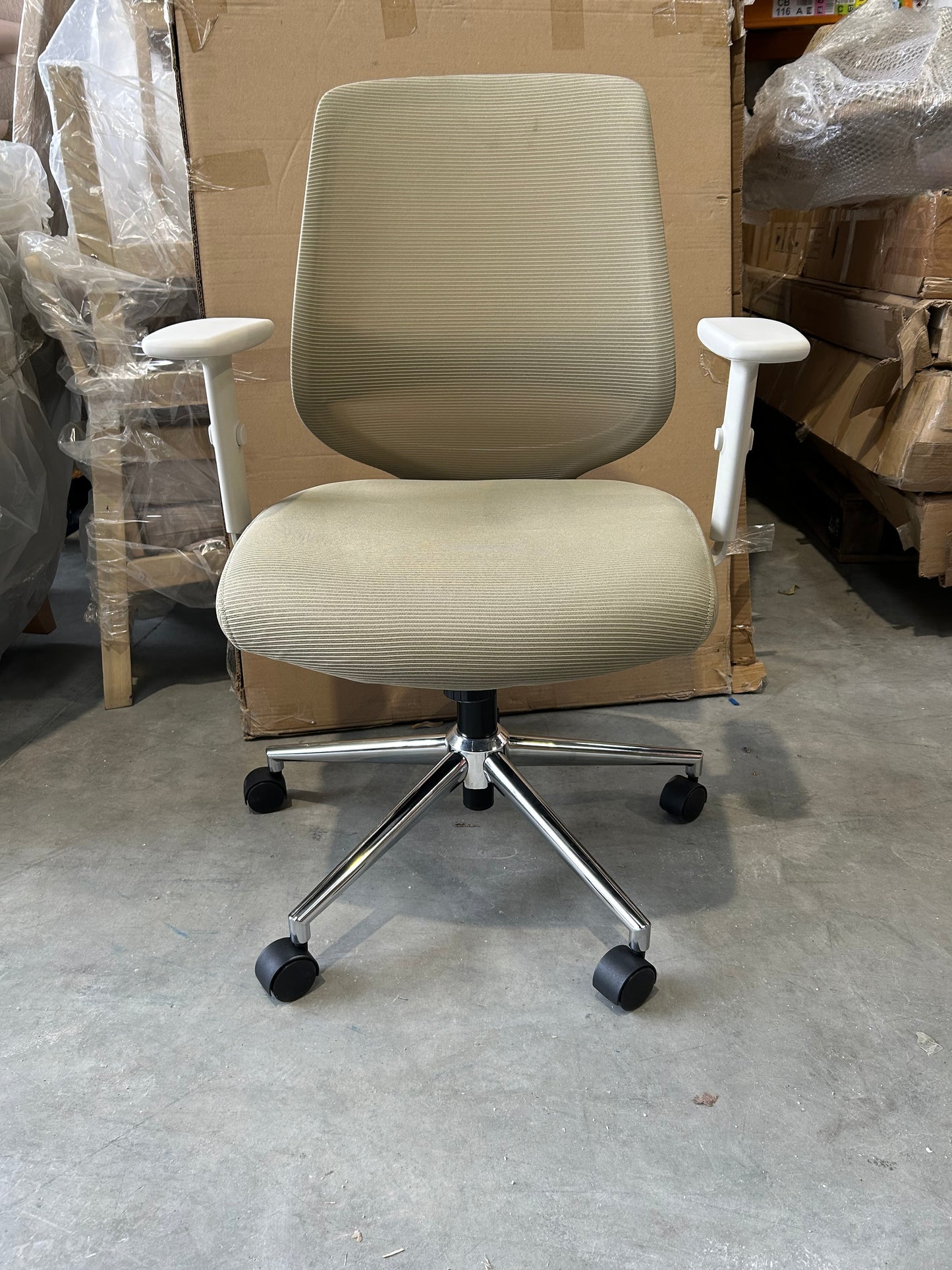 DORSAL OFFICE CHAIR BEIGE