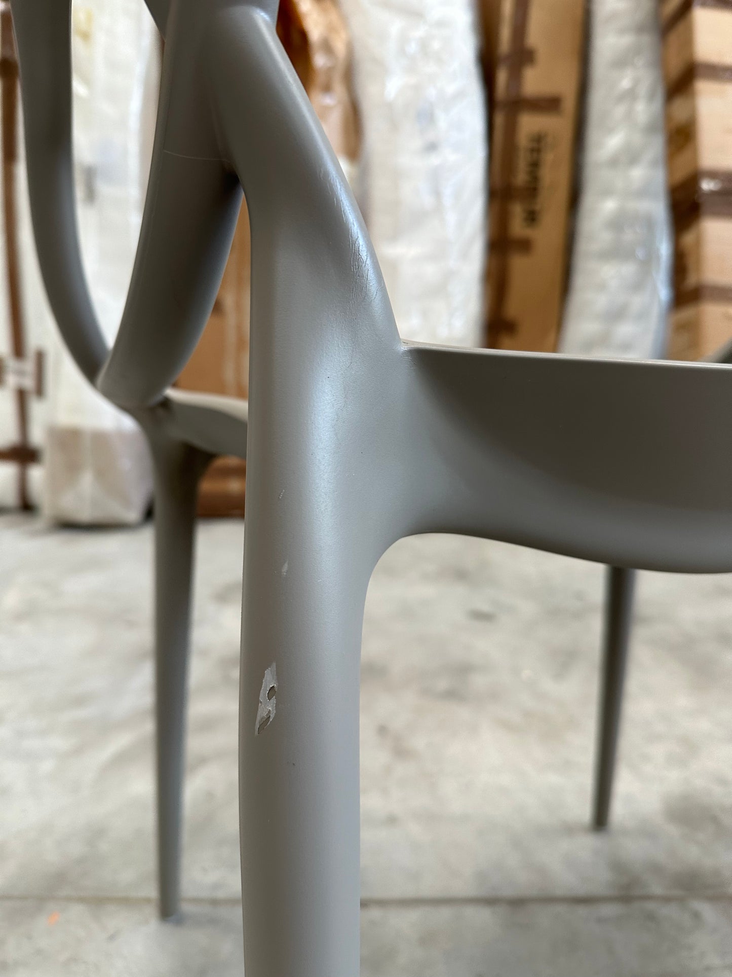 Kartell Philippe Starck for Kartell Masters Chair Grey