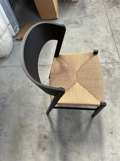 John Lewis Scandi Dining Chair, FSC Certified (Ash Wood), Black