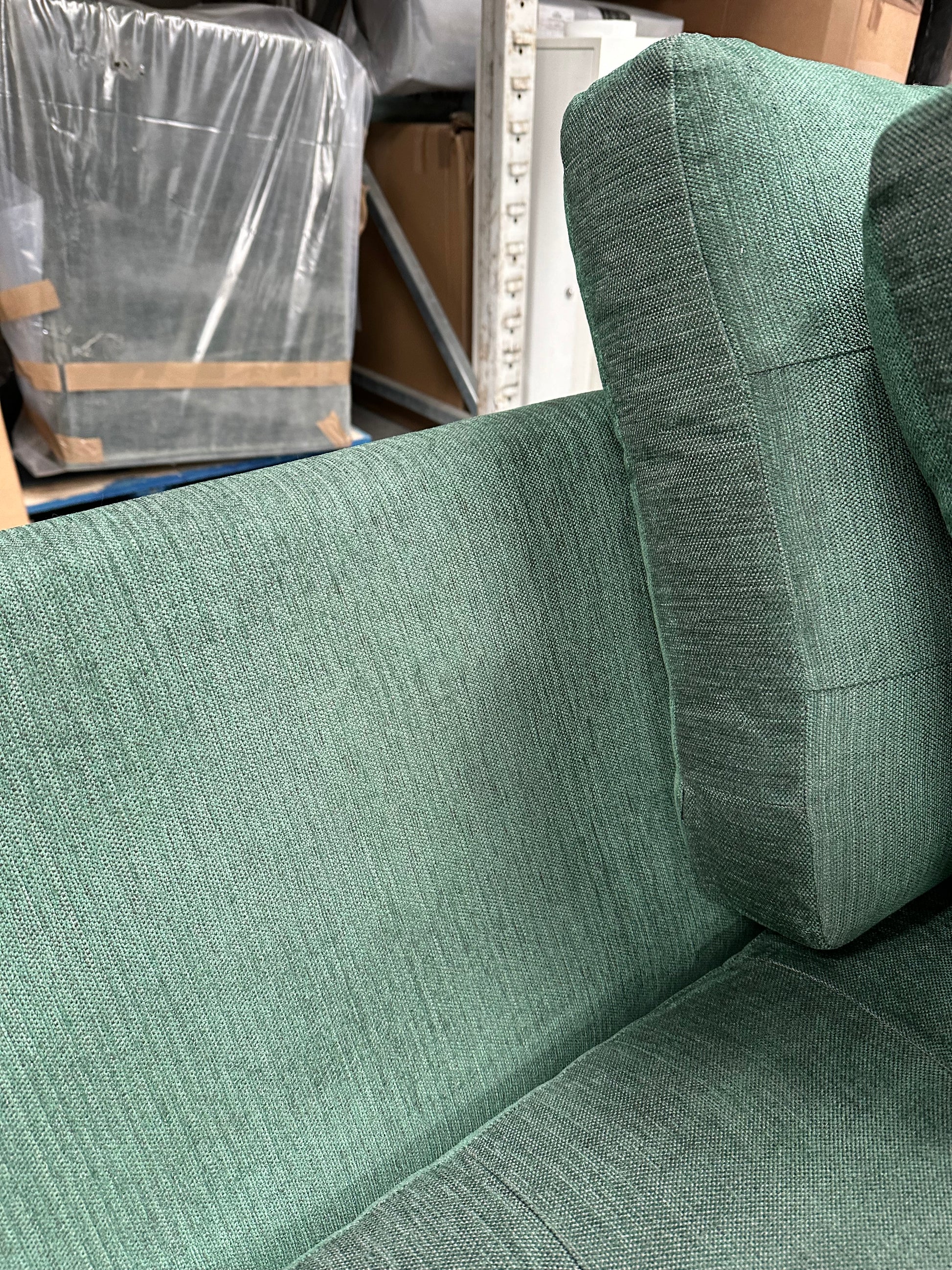 John Lewis Draper II Large 3 Seater Sofa, Dark Leg, Alpine Green