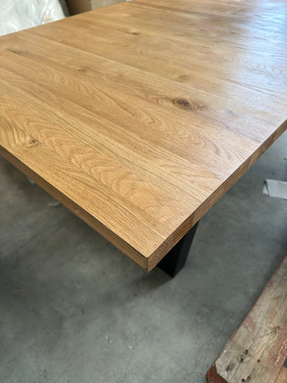 John Lewis Calia 8-10 Seater Extending Dining Table, Solid Oak
