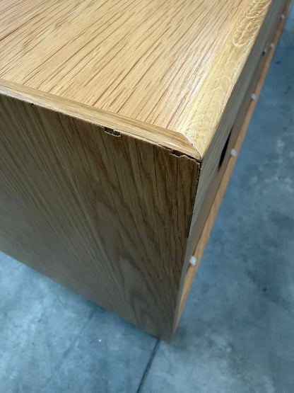 John Lewis Notch 2 Door 2 Drawer Sideboard in Oak