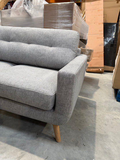 John Lewis Barbican Medium 2 Seater Sofa Aquaclean Connie Grey