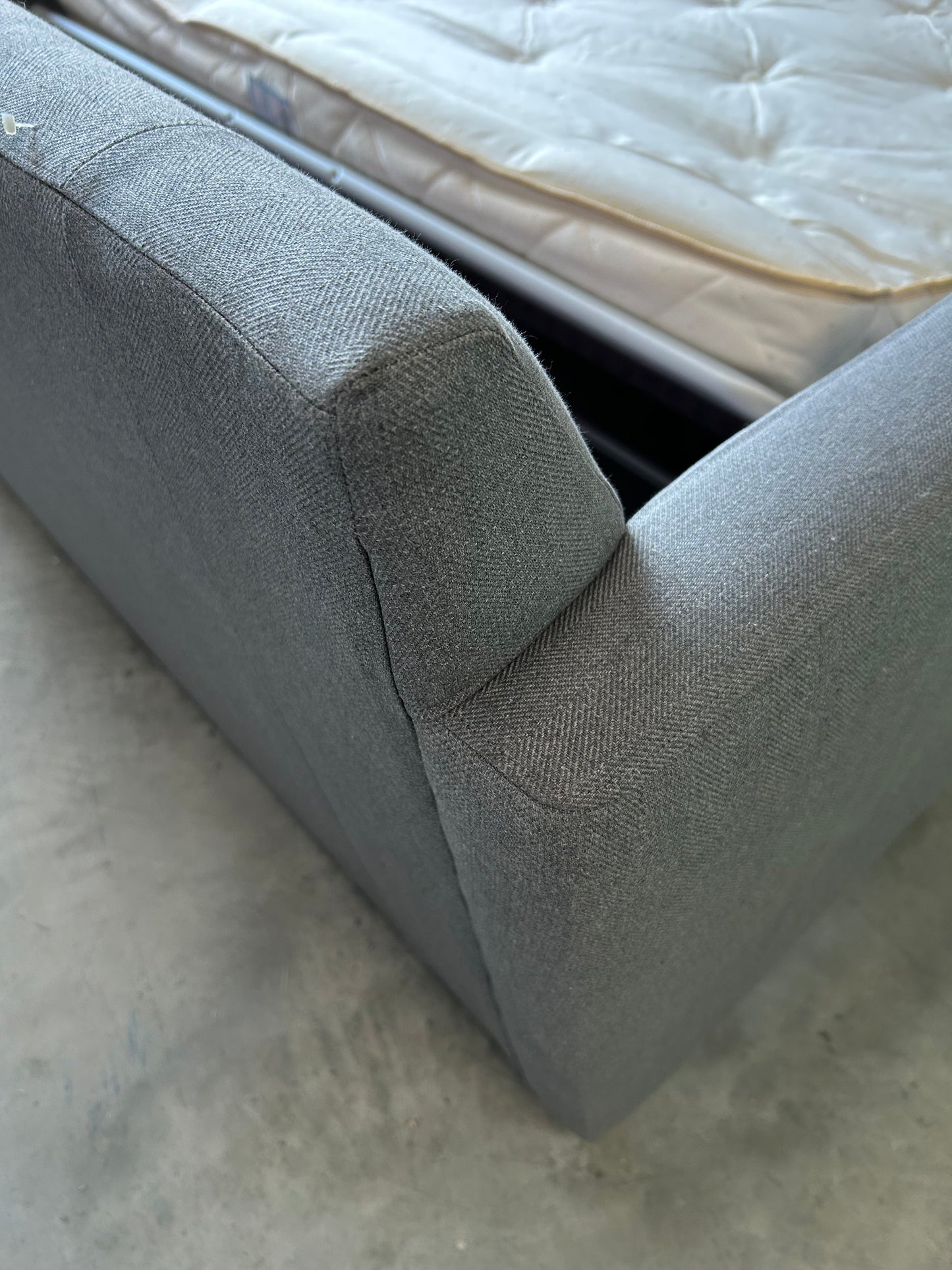 John Lewis Bailey II Double Sofa bed Soft Weave Steel