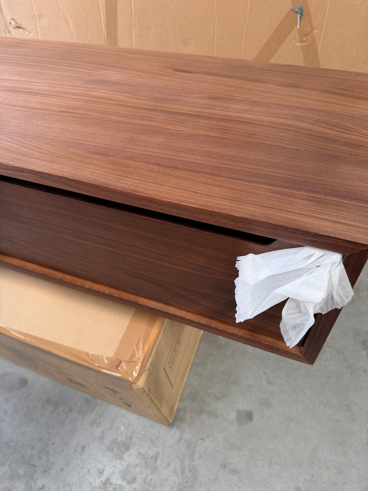 John Lewis Cara 2 Drawer Media Unit, American Black Walnut