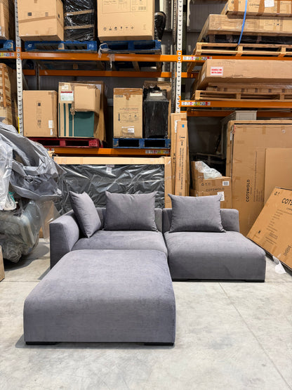 John Lewis Corner Sofa Tokyo Motion Corner Group In Titan Storm Grey Easyclean