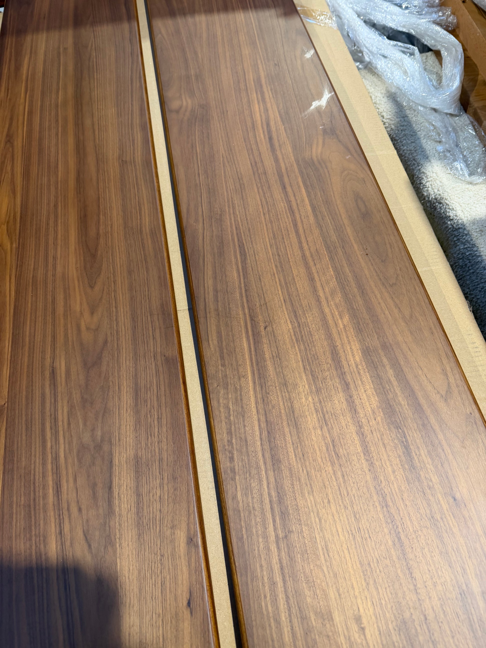 John Lewis Scandi Wood Bed Frame, Double, Walnut Finish