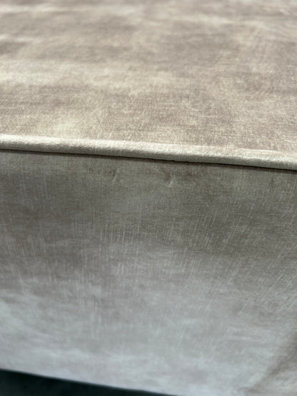 TEMPUR® Suffolk Continental 4 Drawer Divan Base, Double, Stone Velvet