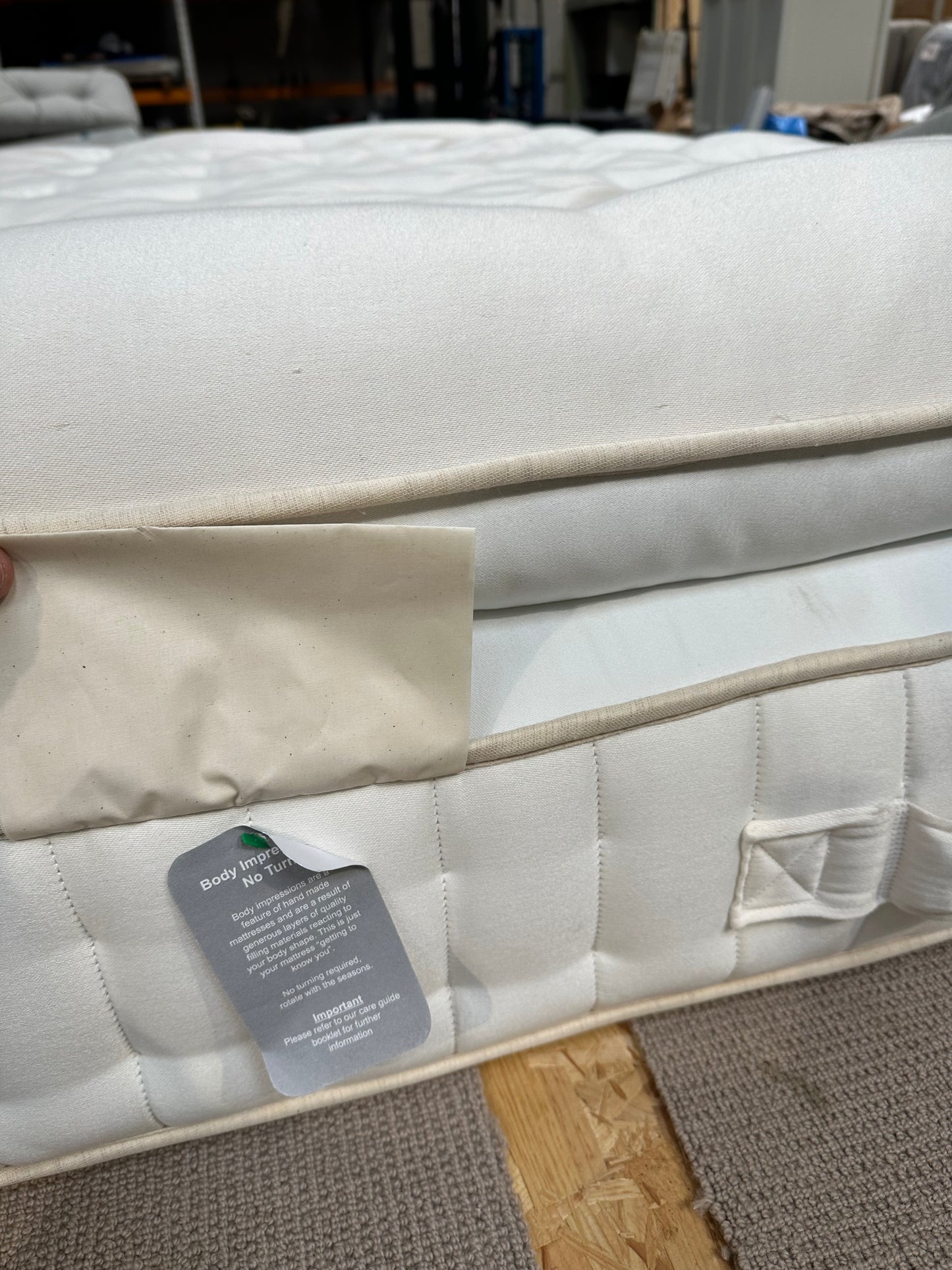 John Lewis British Natural Collection Cotswold Pillowtop 10250 Mattress, Regular Tension, King Size Firmer