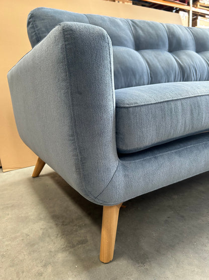 John Lewis Barbican Large 3 Seater Sofa Aquaclean Titan Blue