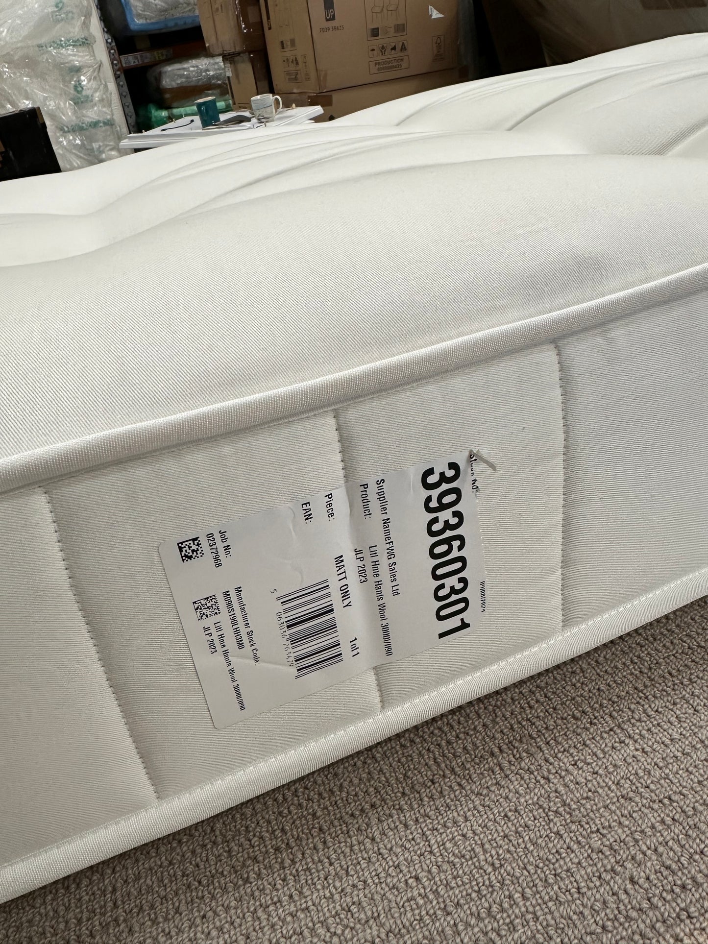 John Lewis Hampshire Luxury Wool Kids Mattress  Medium Tension Single