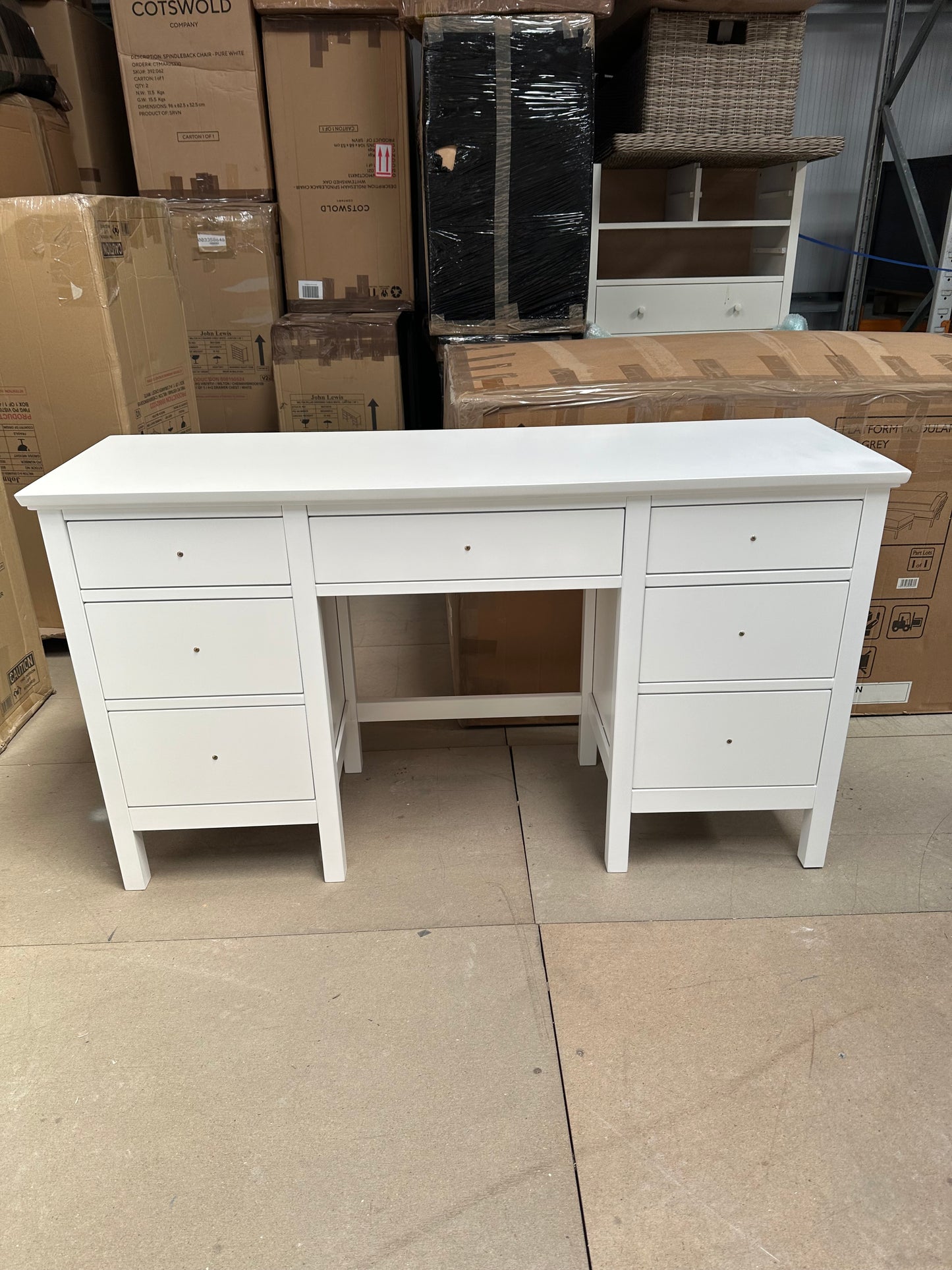 John Lewis Wilton Dressing Table White
