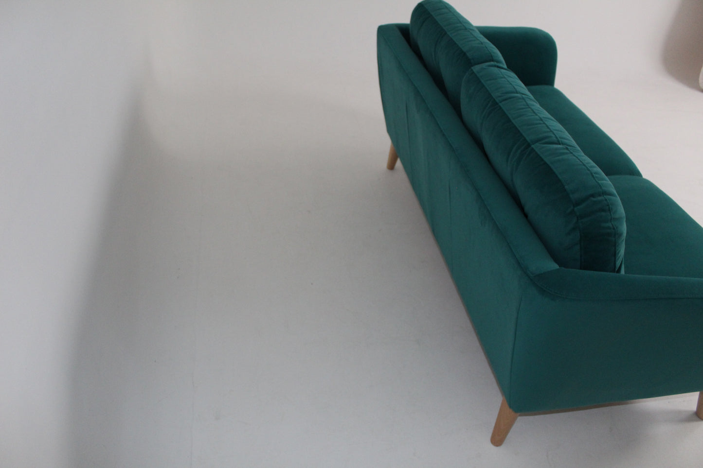 John Lewis Arlo Medium 2 Seater Sofa in Aquaclean Harriet Teal