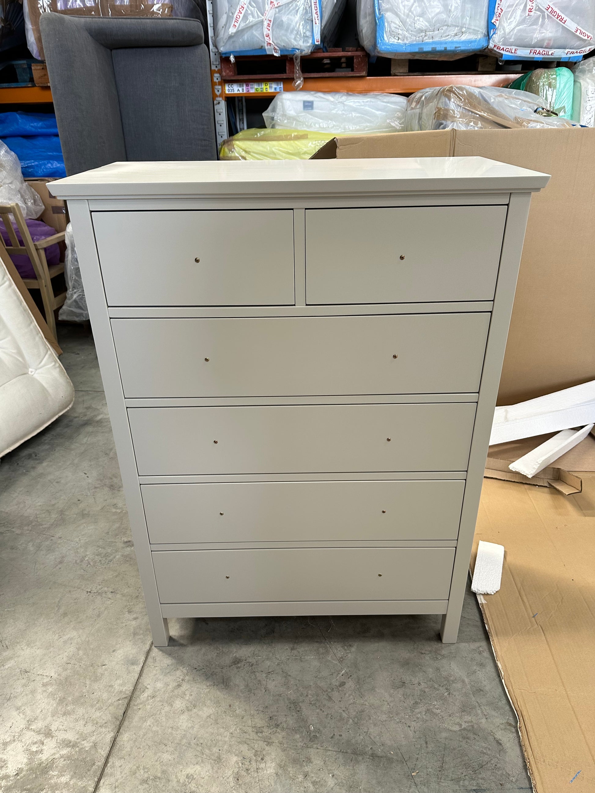 John Lewis  Chest of Drawers Wilton 6 Linen ANYDAY