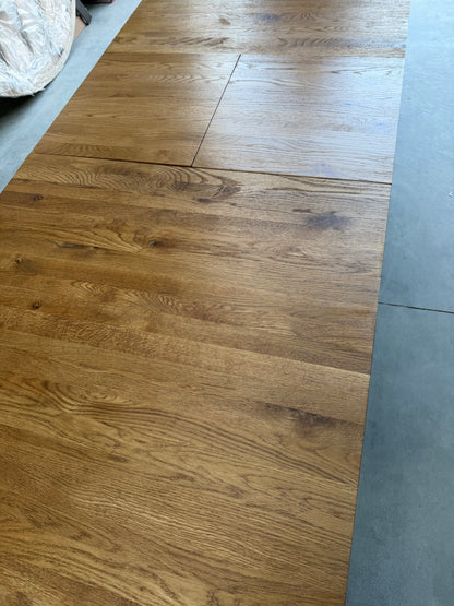 John Lewis Calia 8-10 Seater Extending Dining Table, Solid Oak