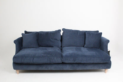 John Lewis  3 Seater Sofa Grand Bromley Blue 3 Seater Sofa