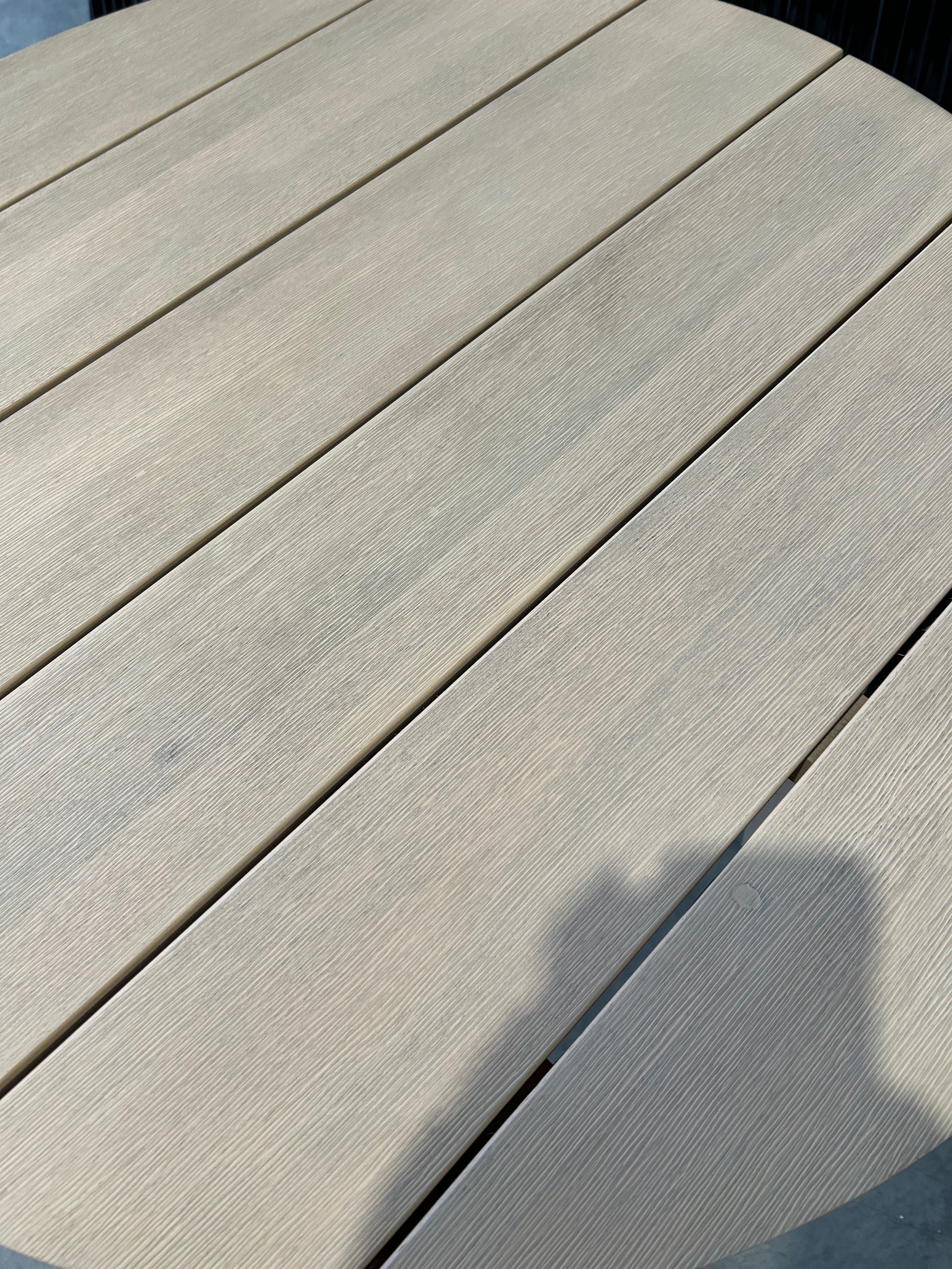 John Lewis Burford Round Garden Bistro Table 75cm Acacia Wood  Natural Garden