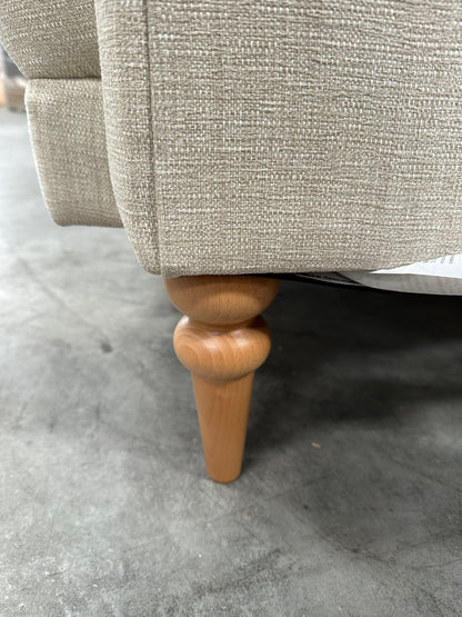 John Lewis Fireside Large 3 Seater Sofa AquaClean Matilda Natural