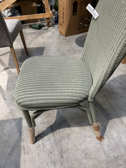 John Lewis Woven Cane Dining Chair Sage Green