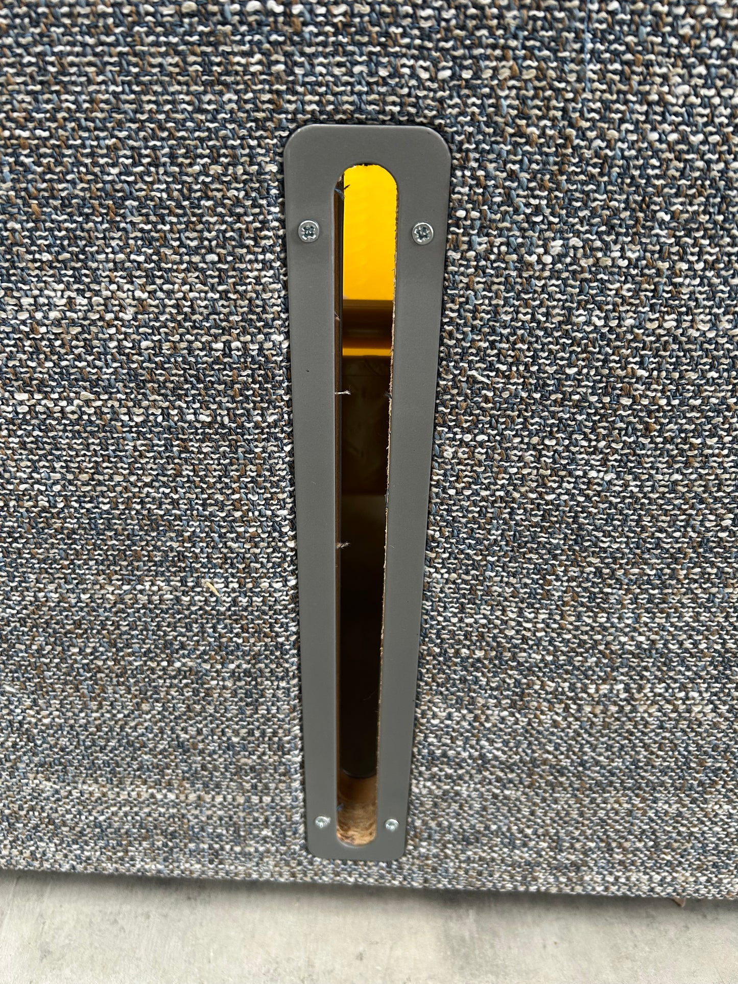 Vispring Viola Full Depth Upholstered Headboard Super King Size Boucle Sodalite