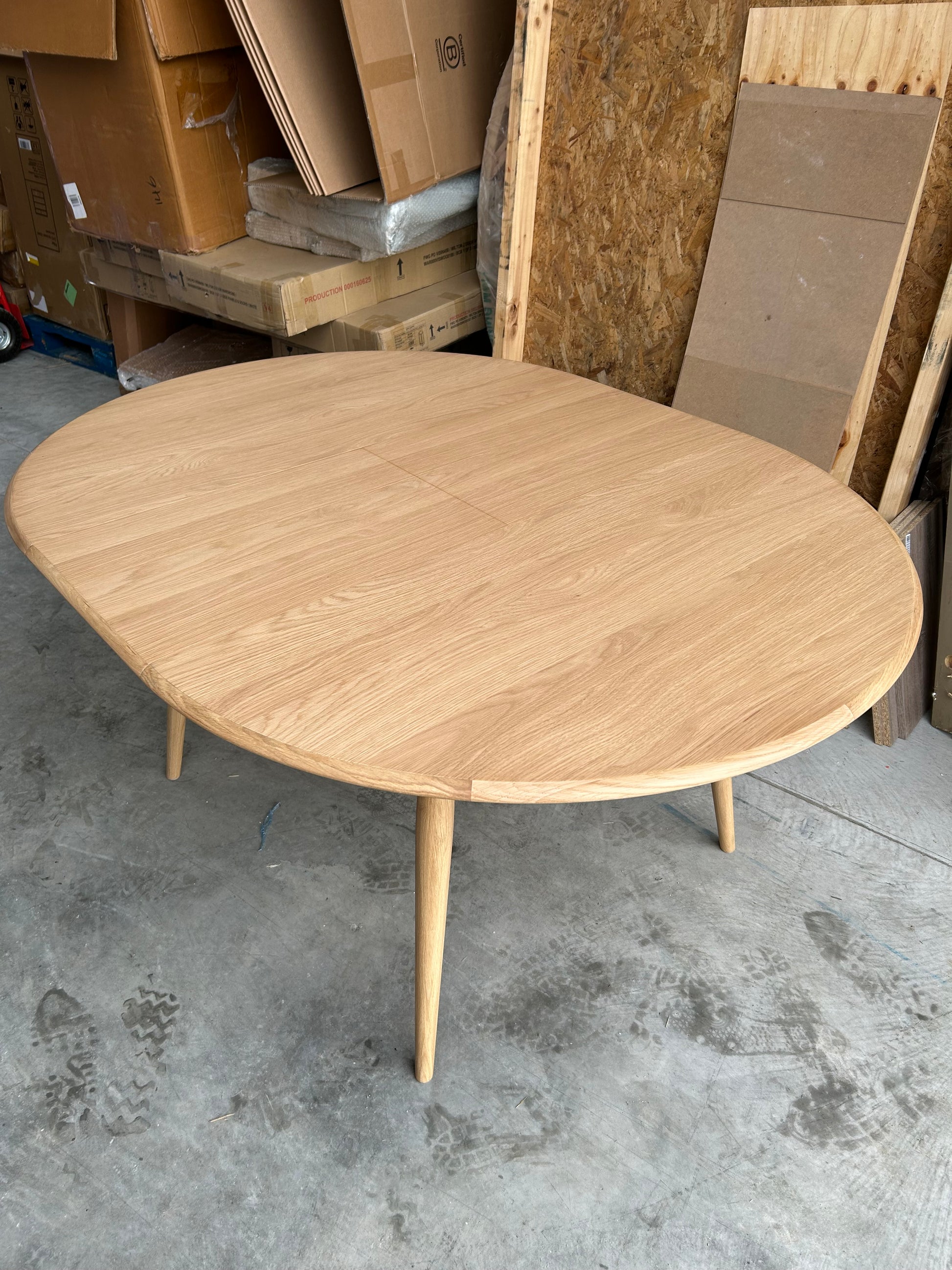 ercol for John Lewis Shalstone 4-6 Seater Extending Round Dining Table, Oak