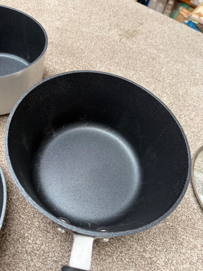 Eaziglide Neverstick+ Aluminium Non-Stick Pan Set, 5 Piece LIST
