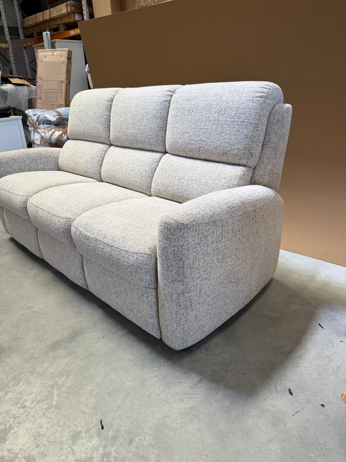 G Plan Hamilton Grey Fabric 3 Seater Sofa Fixed Non Recliner UK Made