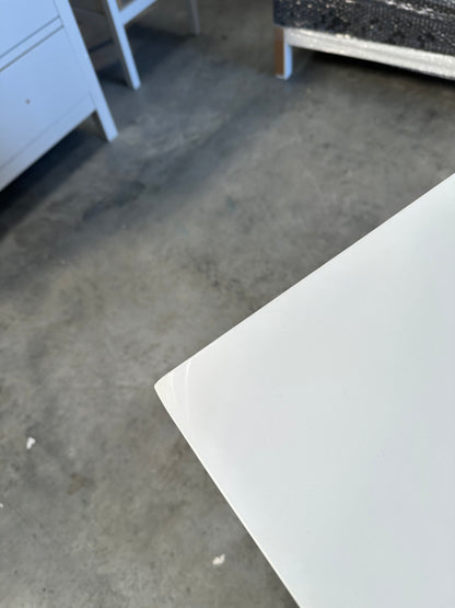 John Lewis Wilton 2 Drawer Bedside Cabinet White Storage