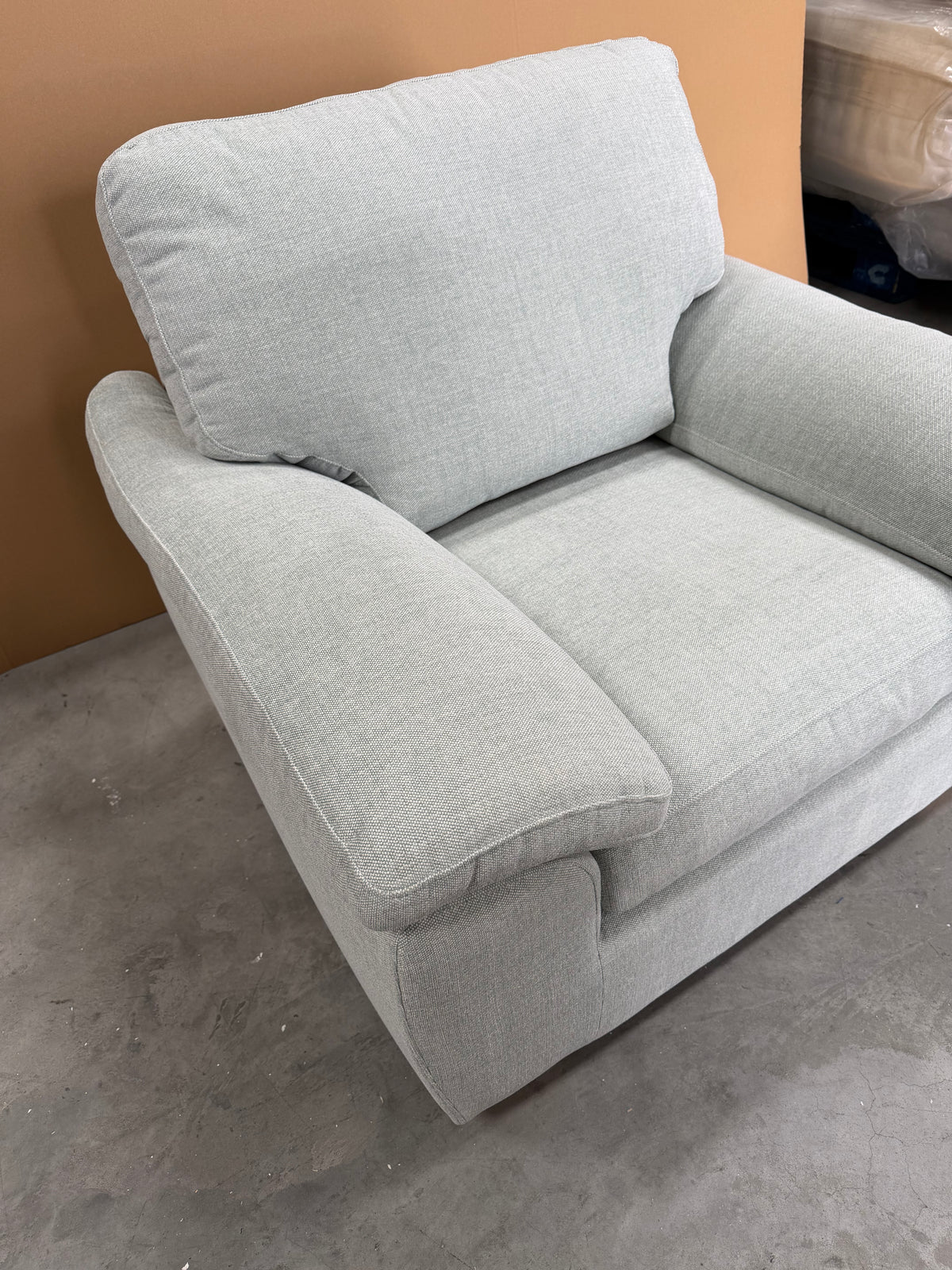 John Lewis Camden Armchair Light Blue Seagrass